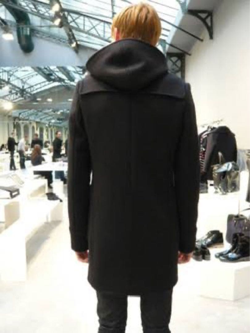 08AW ニコラ期 バレンシアガ ダッフルコート ミリタリー チンストラップ