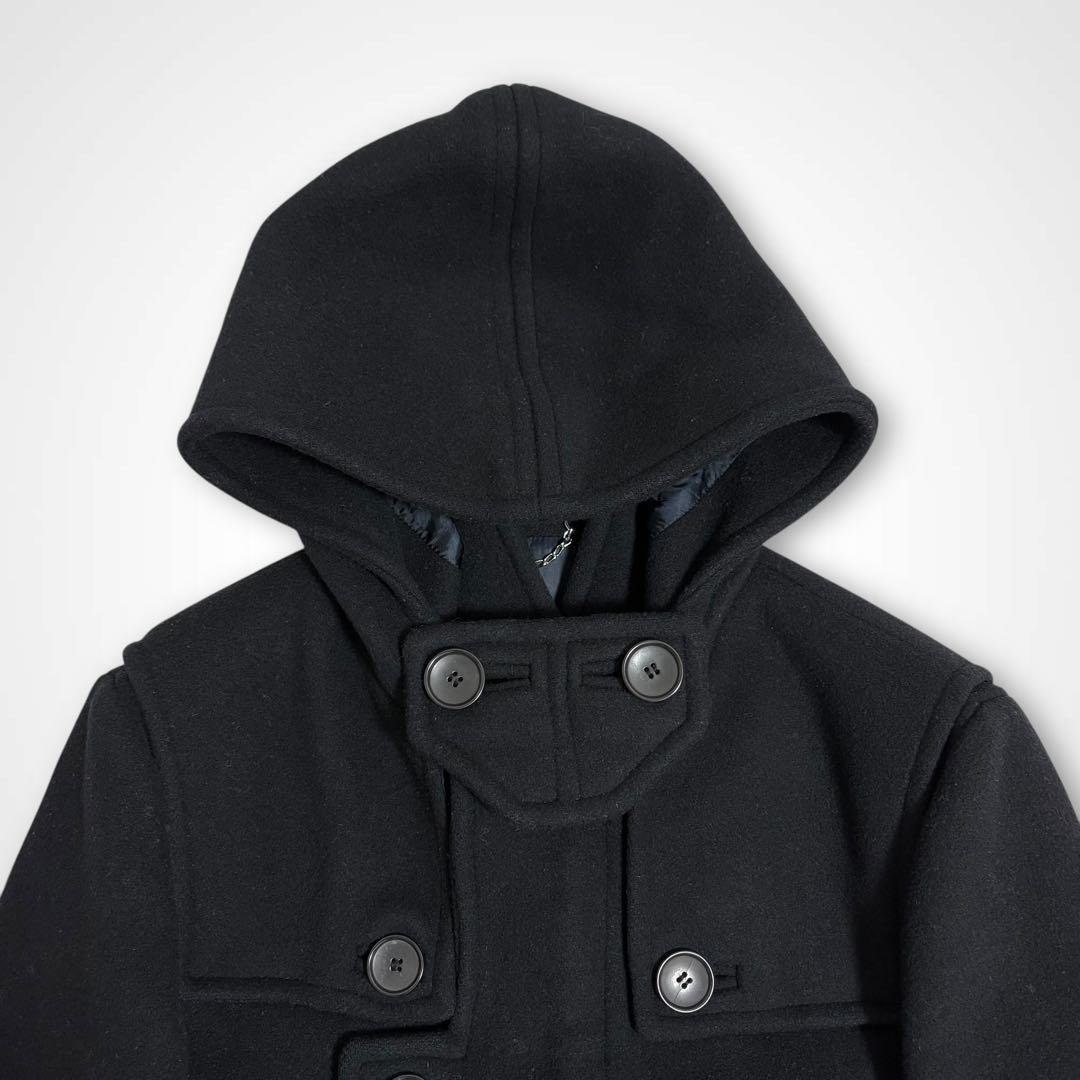 08AW ニコラ期 バレンシアガ ダッフルコート ミリタリー チンストラップ