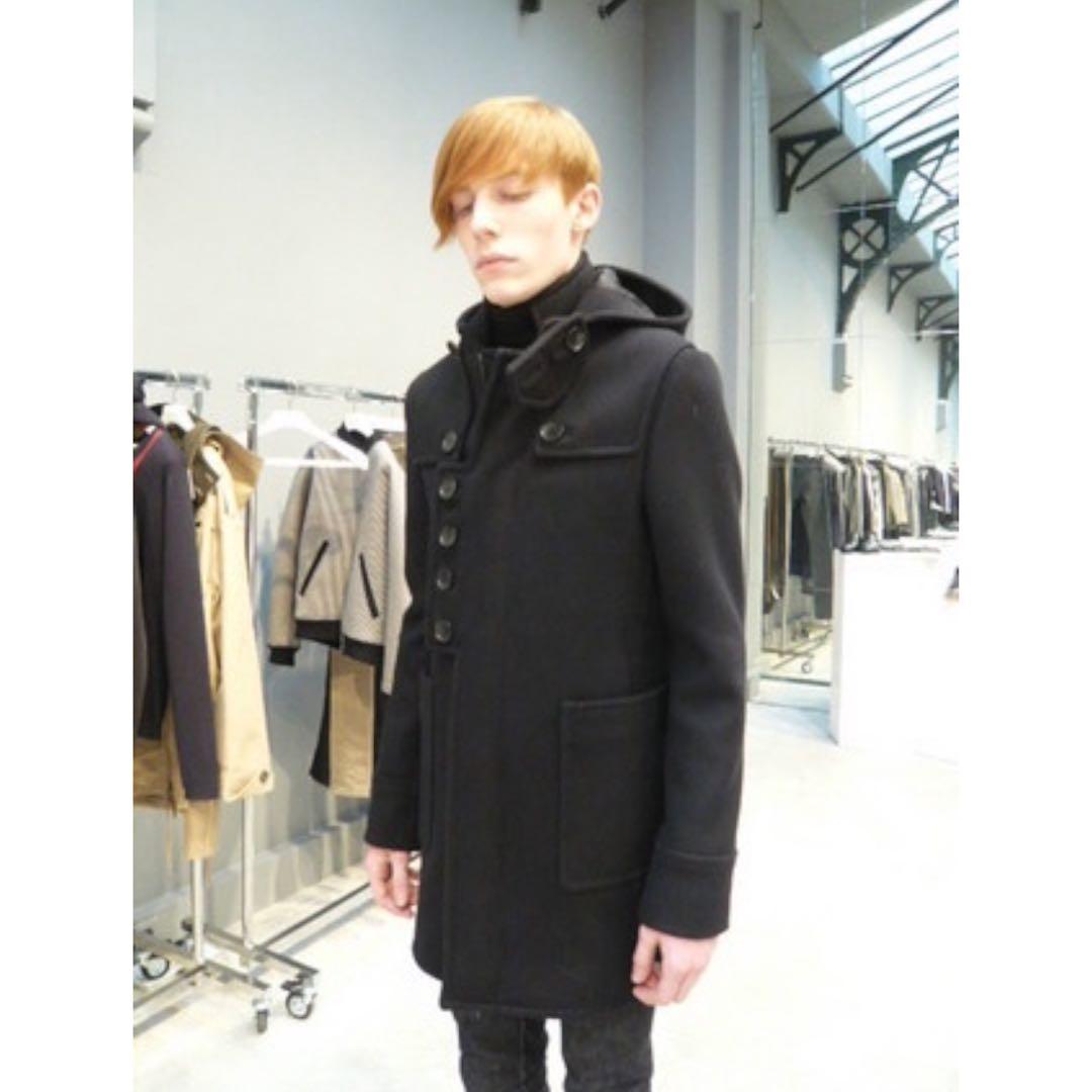 08AW ニコラ期 バレンシアガ ダッフルコート ミリタリー チンストラップ