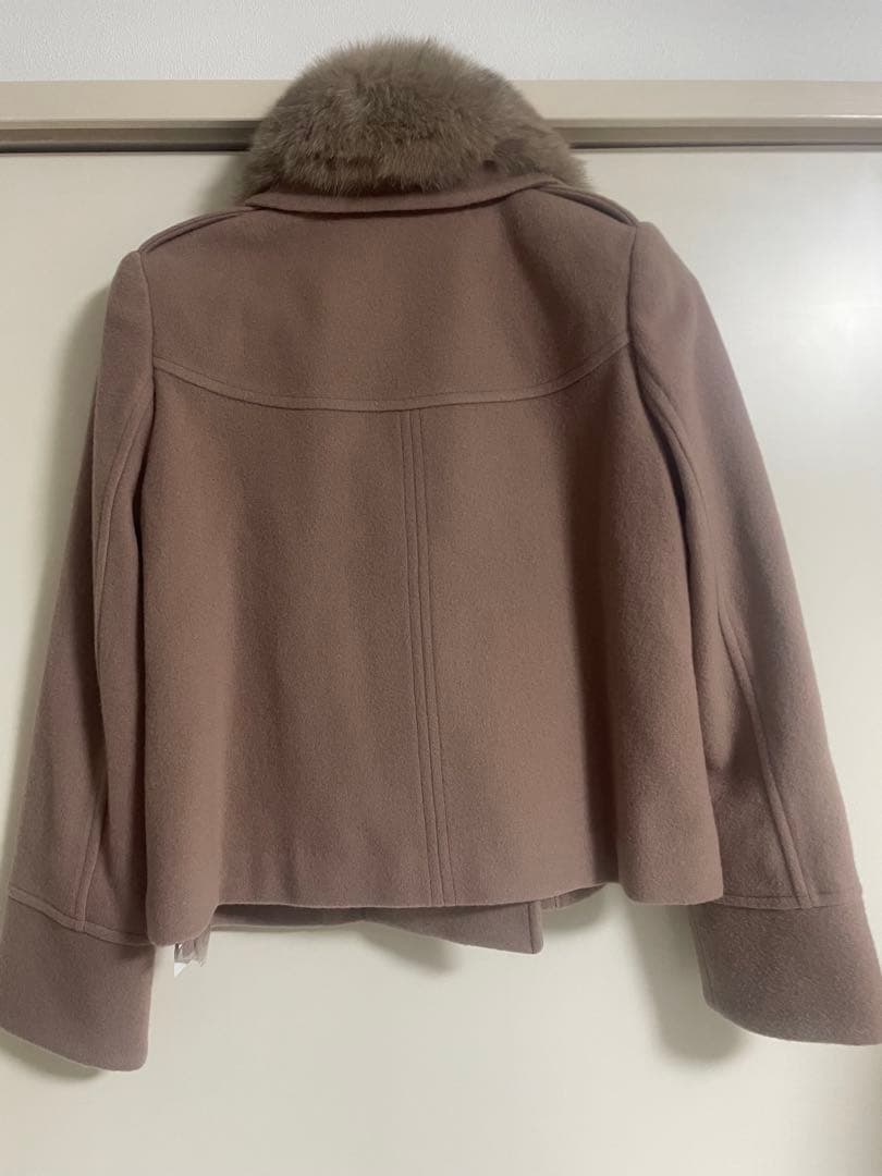 タグ付き新品 swingle foxファー襟付きショートコート M