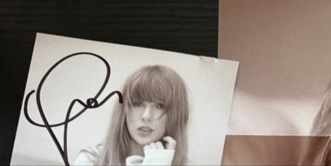 Taylor Swift TTPD直筆サイン入り テイラースウィフト