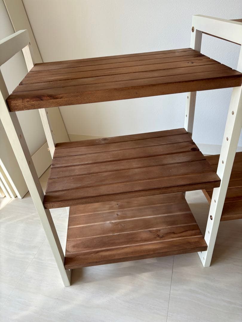 オープンラック 天然木パイン材 可動棚 マルチラック テレビ台 MCC-6252