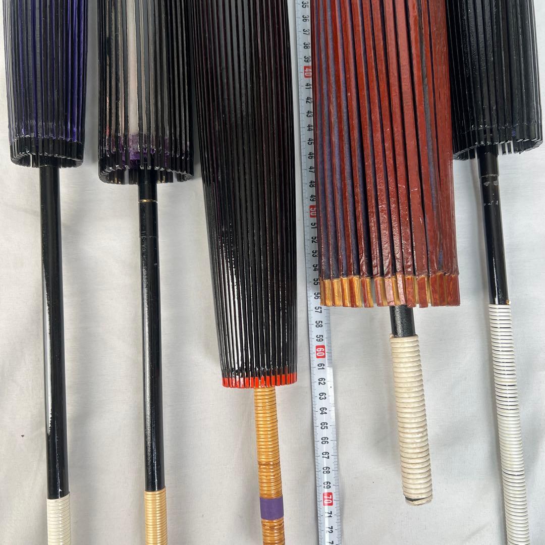 PB248 番傘　破れていない物5本まとめて　4本箱入り