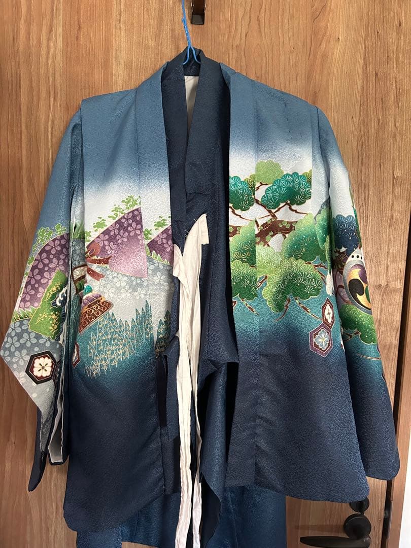 七五三　五歳　羽織、袴、着物、襦袢、小物のセット