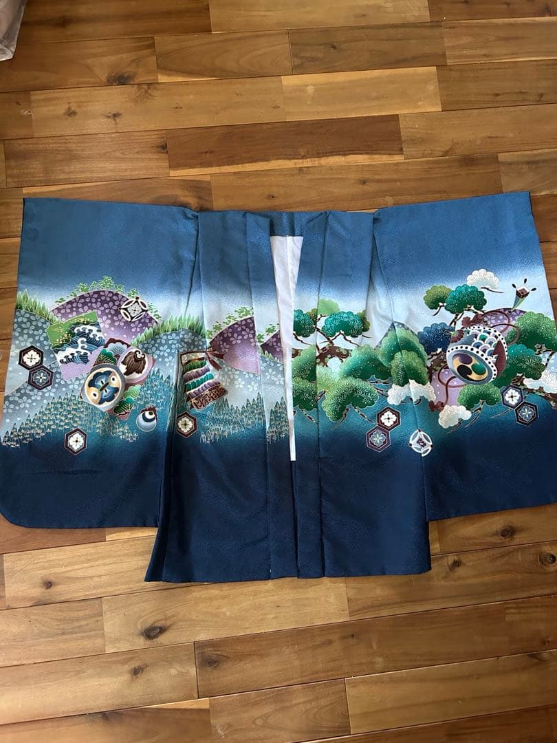 七五三　五歳　羽織、袴、着物、襦袢、小物のセット