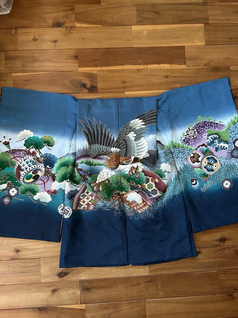 七五三　五歳　羽織、袴、着物、襦袢、小物のセット