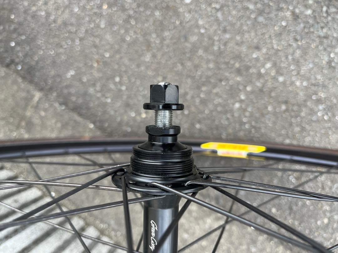 ベロシティ　グランコンペ　ホイールセット　ピスト　ブラック