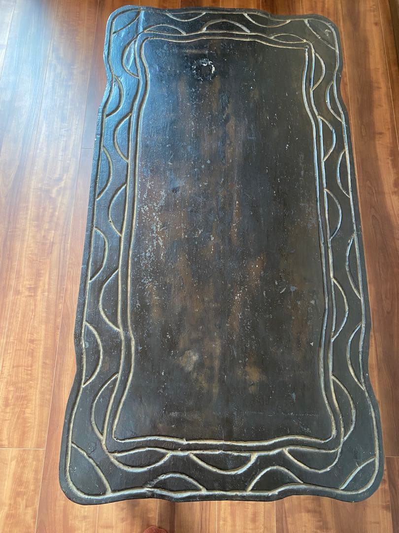 木製象脚テーブル