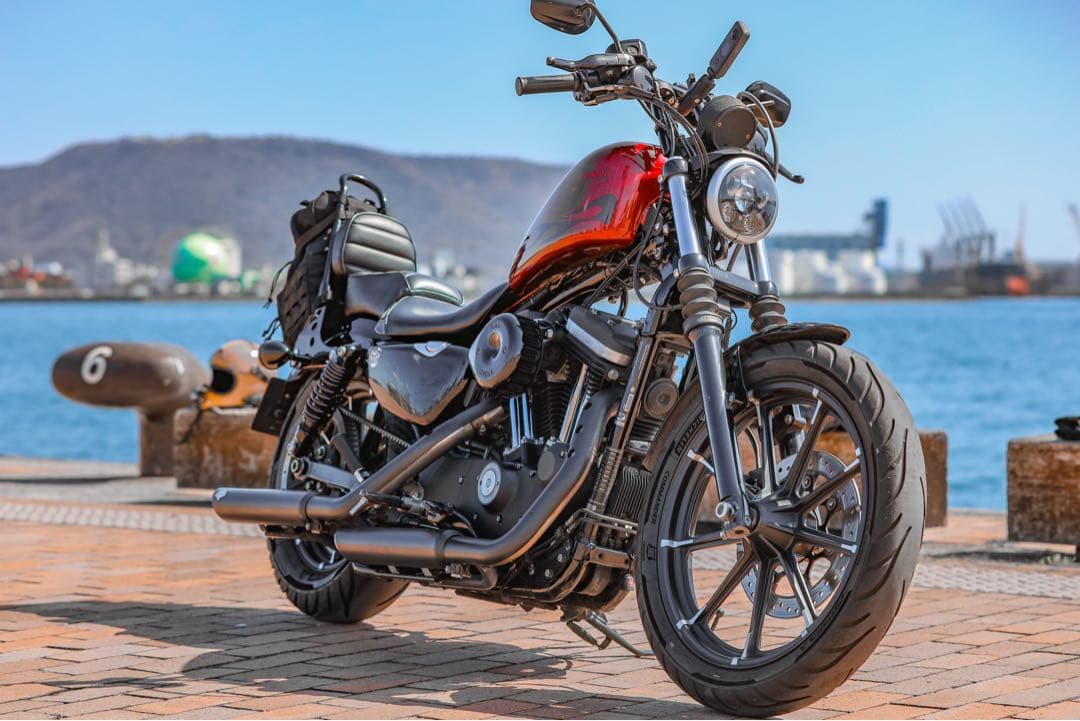 DRAG Premium Adjustable Shocks(スポーツスター用)