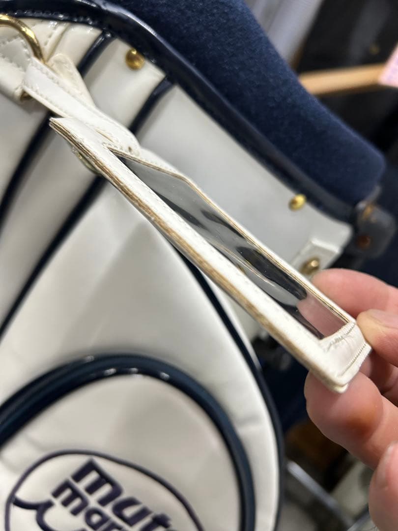 muta marine ゴルフキャディバッグ ホワイト