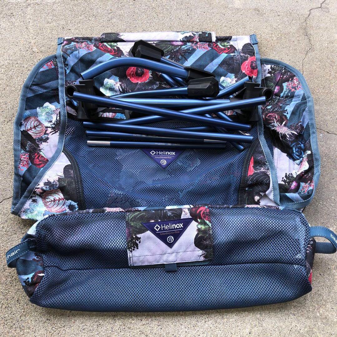 Helinox Monroコラボ　花柄 テーブルチェアセット