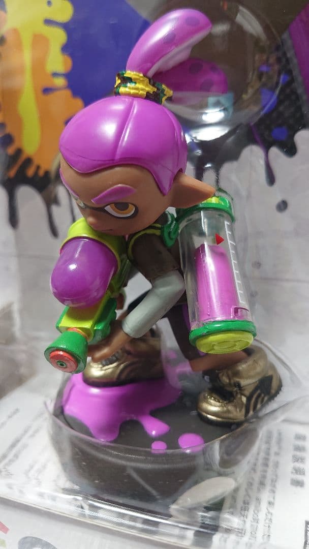 新品未開封 amiibo ボーイ パープル スプラトゥーンシリーズ
