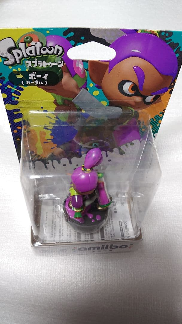 新品未開封 amiibo ボーイ パープル スプラトゥーンシリーズ