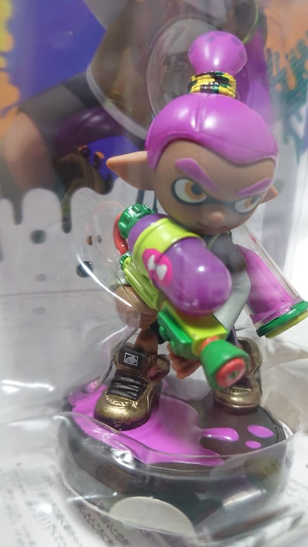 新品未開封 amiibo ボーイ パープル スプラトゥーンシリーズ