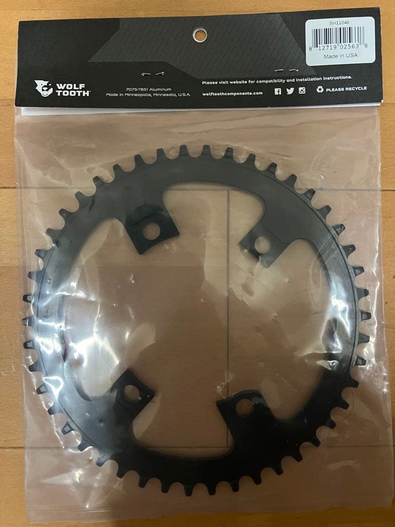 【新品】WOLFTOOTH ( ウルフトゥース ) チェーンリング 46T