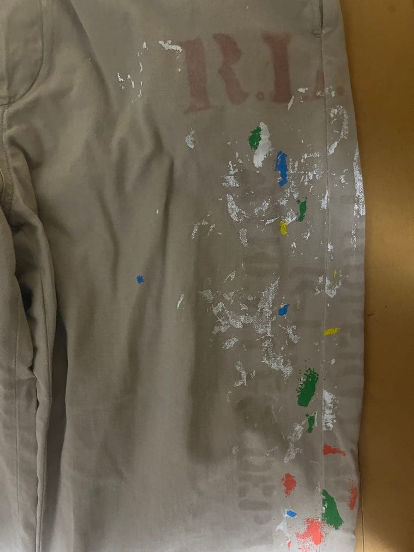 ラルフローレン　ビッグチノ　ペインティングパンツ