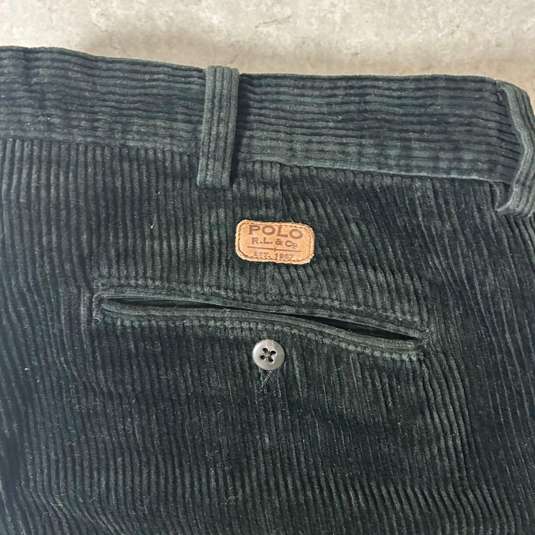 パンツ 90s RalphLauren corduroy Andrew \"Black\"