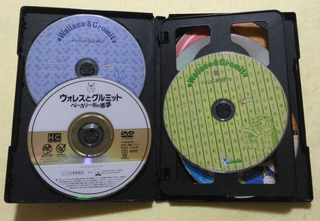 ウォレスとグルミット 全6巻 DVD　 特典映像付き〔新品ケース〕