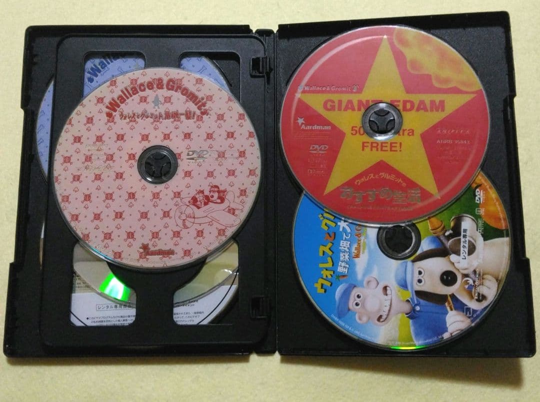 ウォレスとグルミット 全6巻 DVD　 特典映像付き〔新品ケース〕