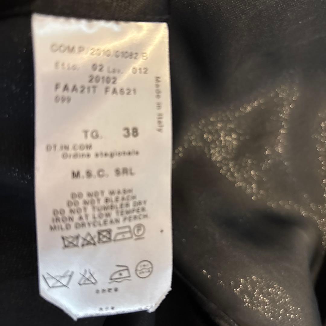 GIORGIO ARMANI ブラックパーティドレス38号