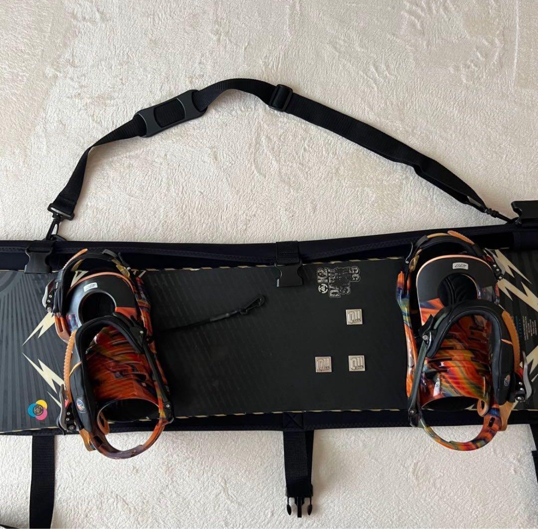 スノーボード12点セット収納バッグ※使用者176cm 73kg