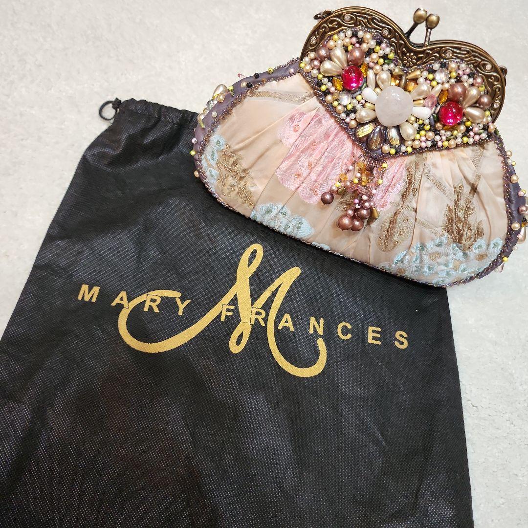MARY FRANCES:メリーフランシスビーズ装飾パーティーバッグ