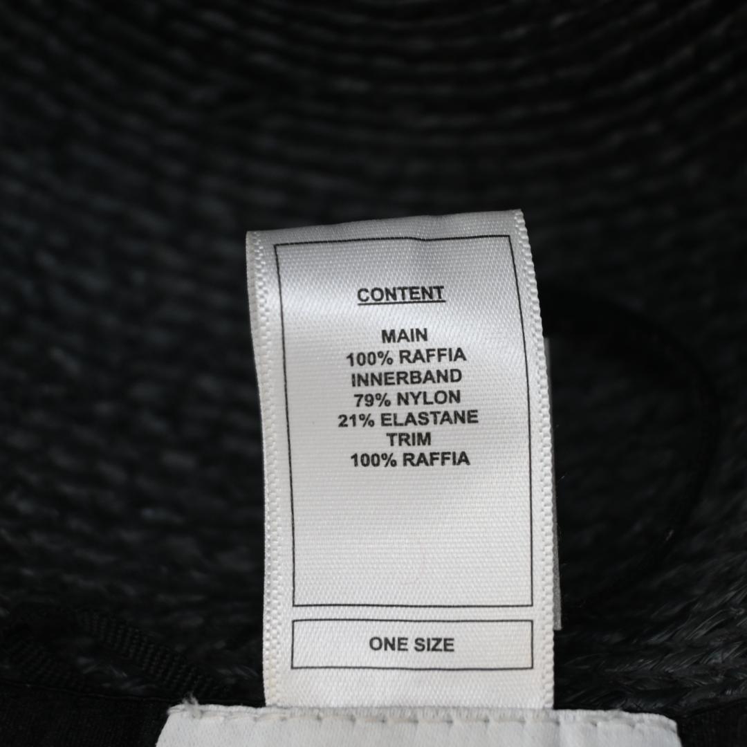 □ 45980★夏 ヘレンカミンスキー 帽子 ラフィアハット ブラック