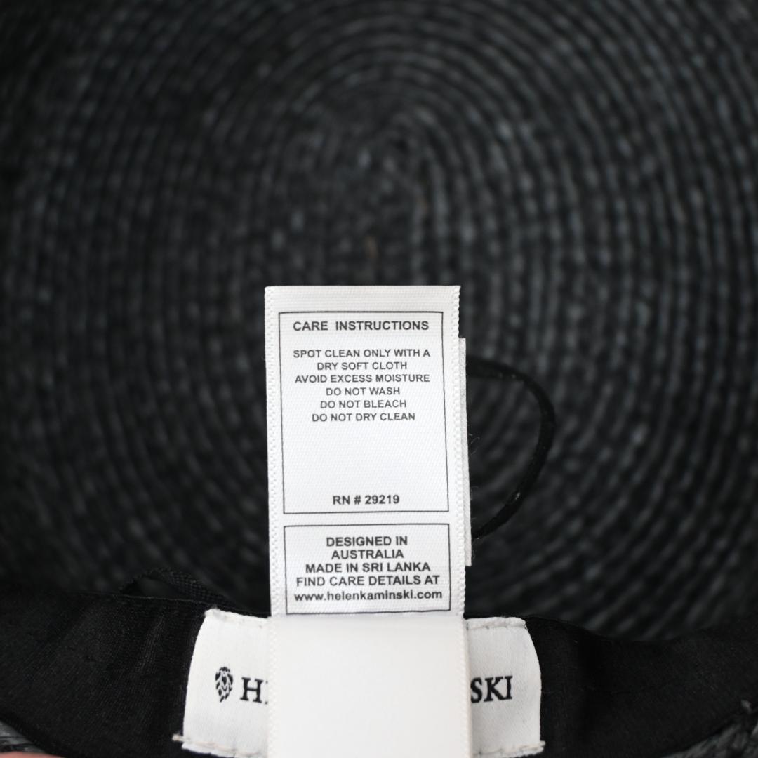 □ 45980★夏 ヘレンカミンスキー 帽子 ラフィアハット ブラック