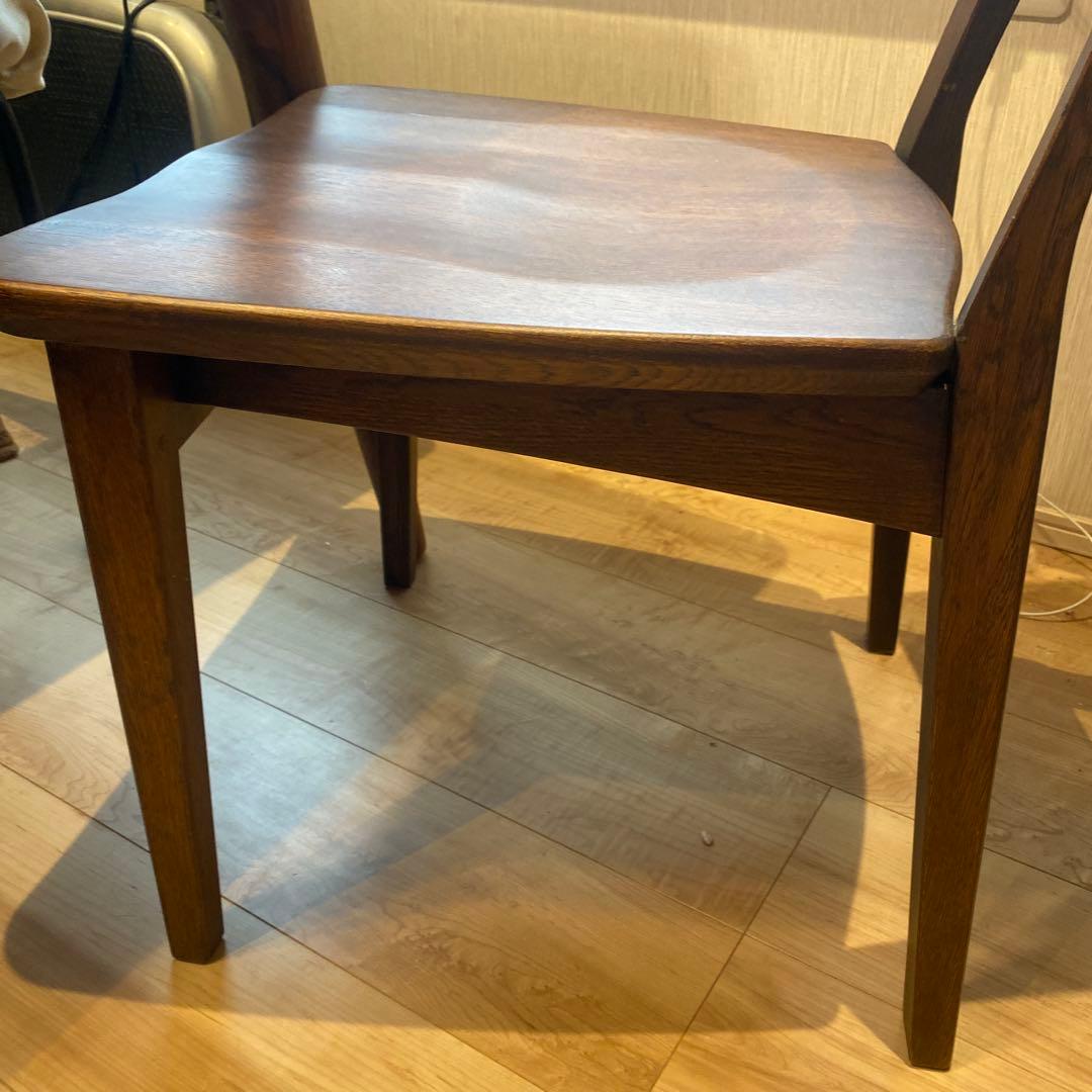 葉山家具　ダークブラウン木製シンプルチェア　直接の引き渡しを希望します。