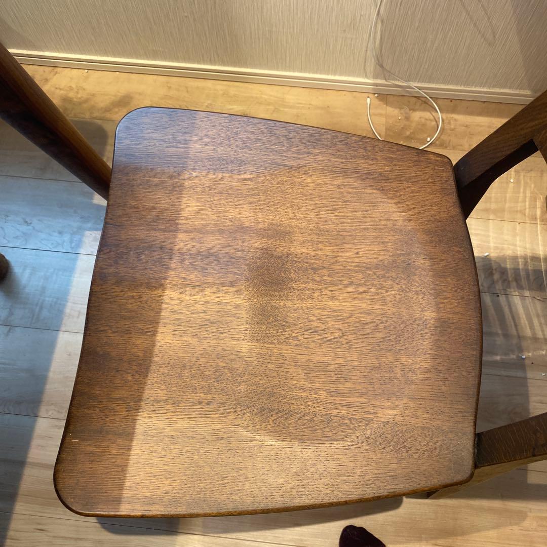 葉山家具　ダークブラウン木製シンプルチェア　直接の引き渡しを希望します。