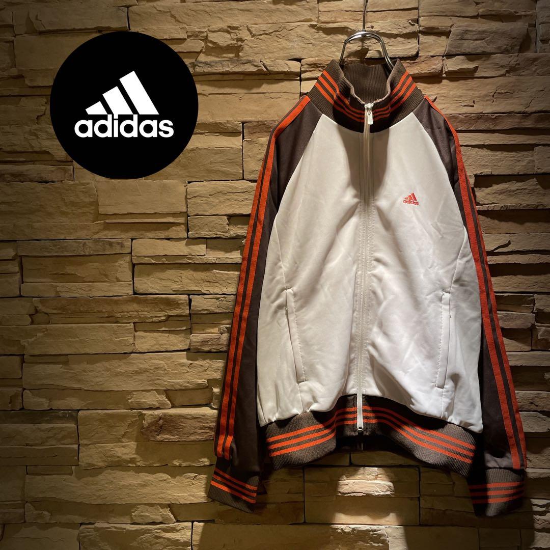 【極レア配色】y2k/在原みゆ紀/adidas/トラックジャケット/ベージュ/M