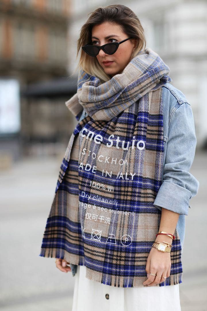 お値下げしました！アクネステュディオ チェックストール