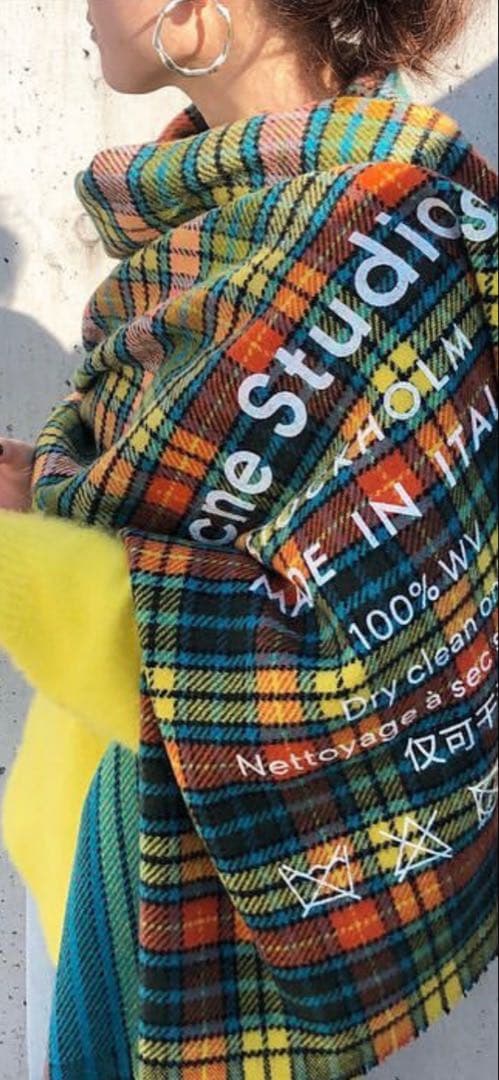 お値下げしました！アクネステュディオ チェックストール