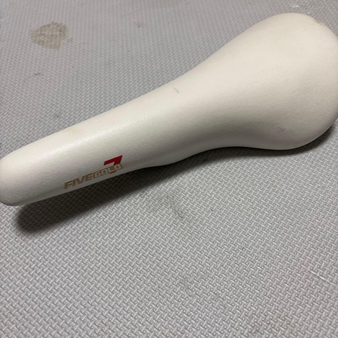 FIVEGOLD 7サドル ホワイト　競輪　NJS