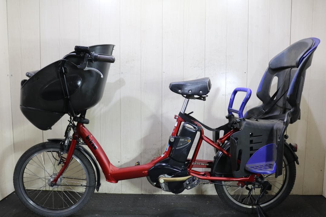 ブリヂストンbikke POLAR e BP0D37 20型 3段8.9AH 赤