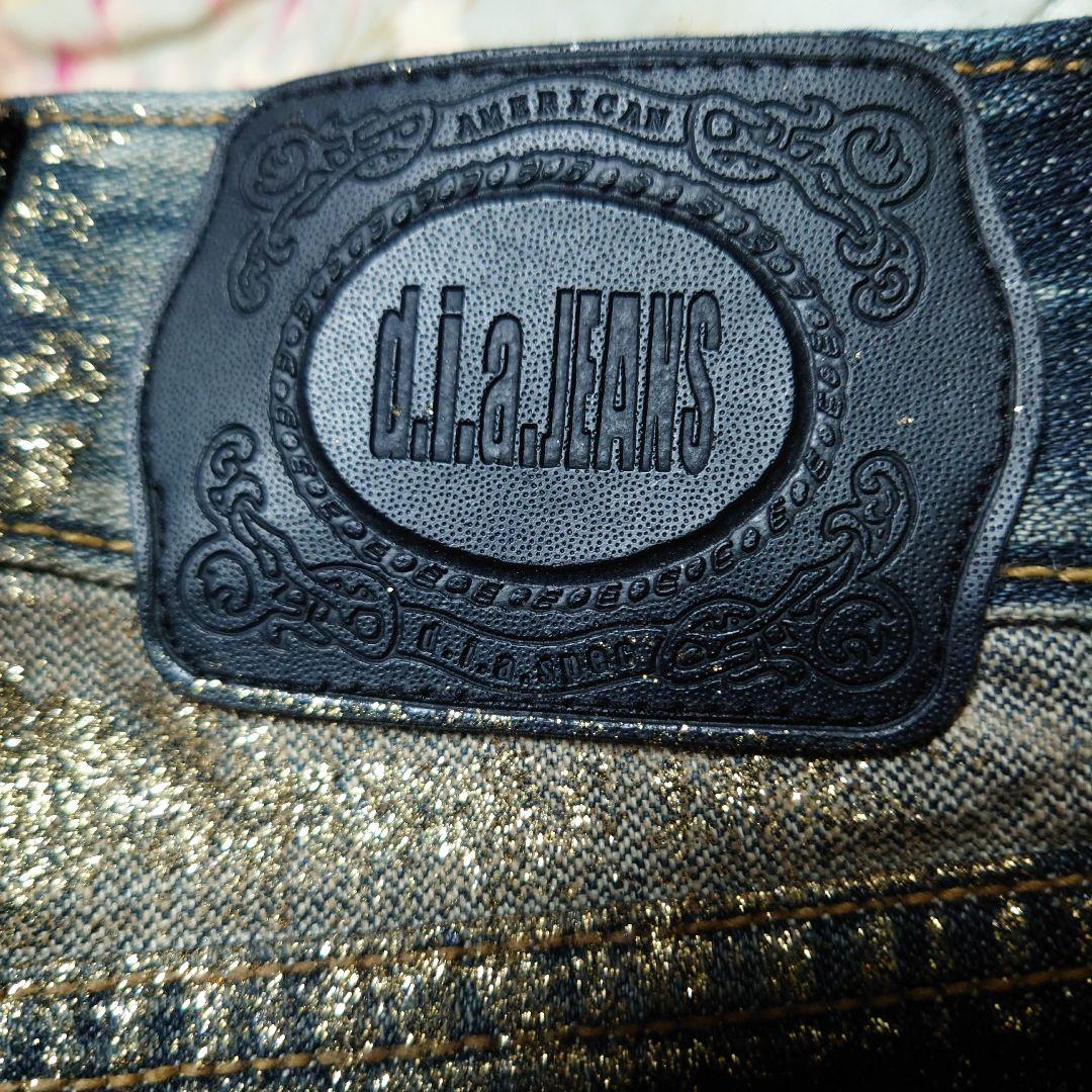 d.l.a. JEANS グリッター デニムショートパンツ　２３インチ