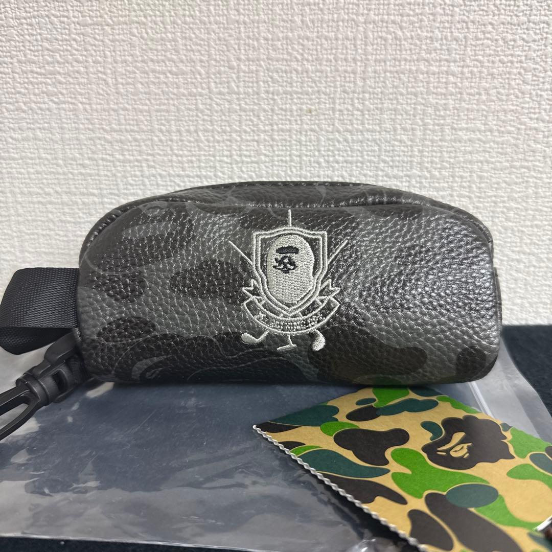 新品未使用 A BATHING APE ゴルフボール ケース ポーチ ゴルフ