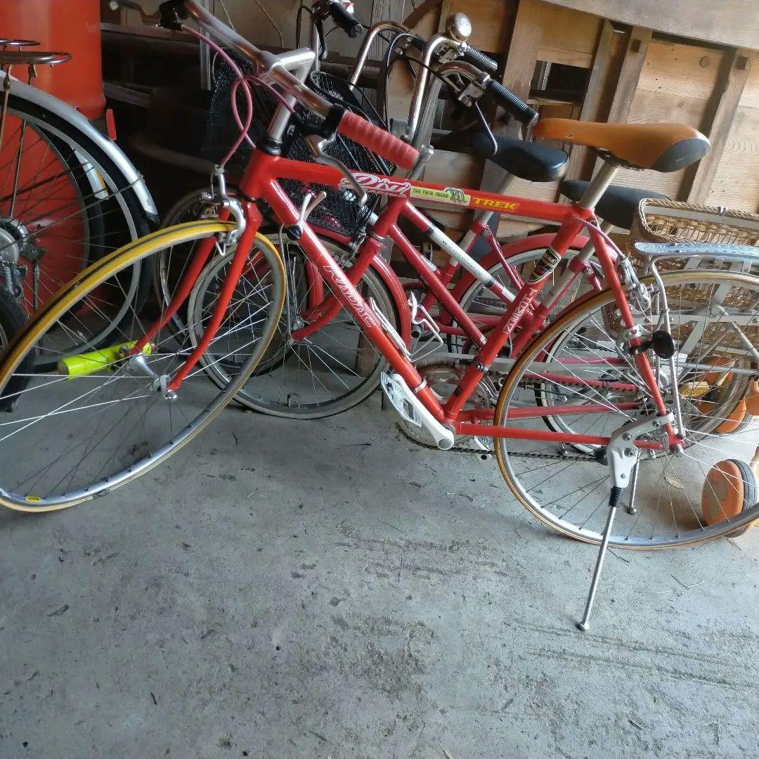 RADAC 赤色 ロードバイク バスケット付き