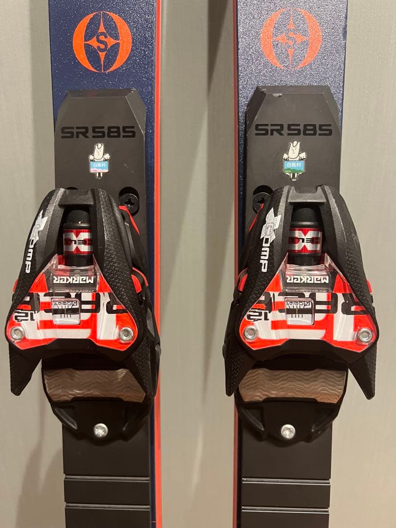 オガサカOGASAKA TC-SK スキー 板 SR585 ビンディング付き