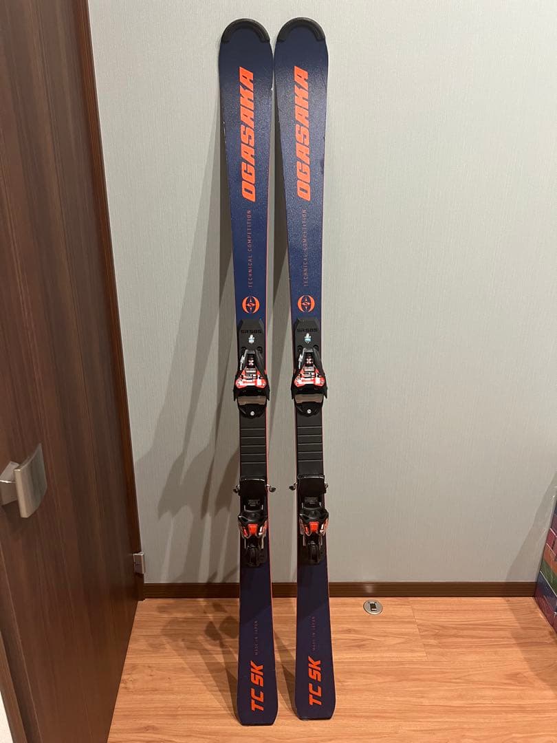 オガサカOGASAKA TC-SK スキー 板 SR585 ビンディング付き