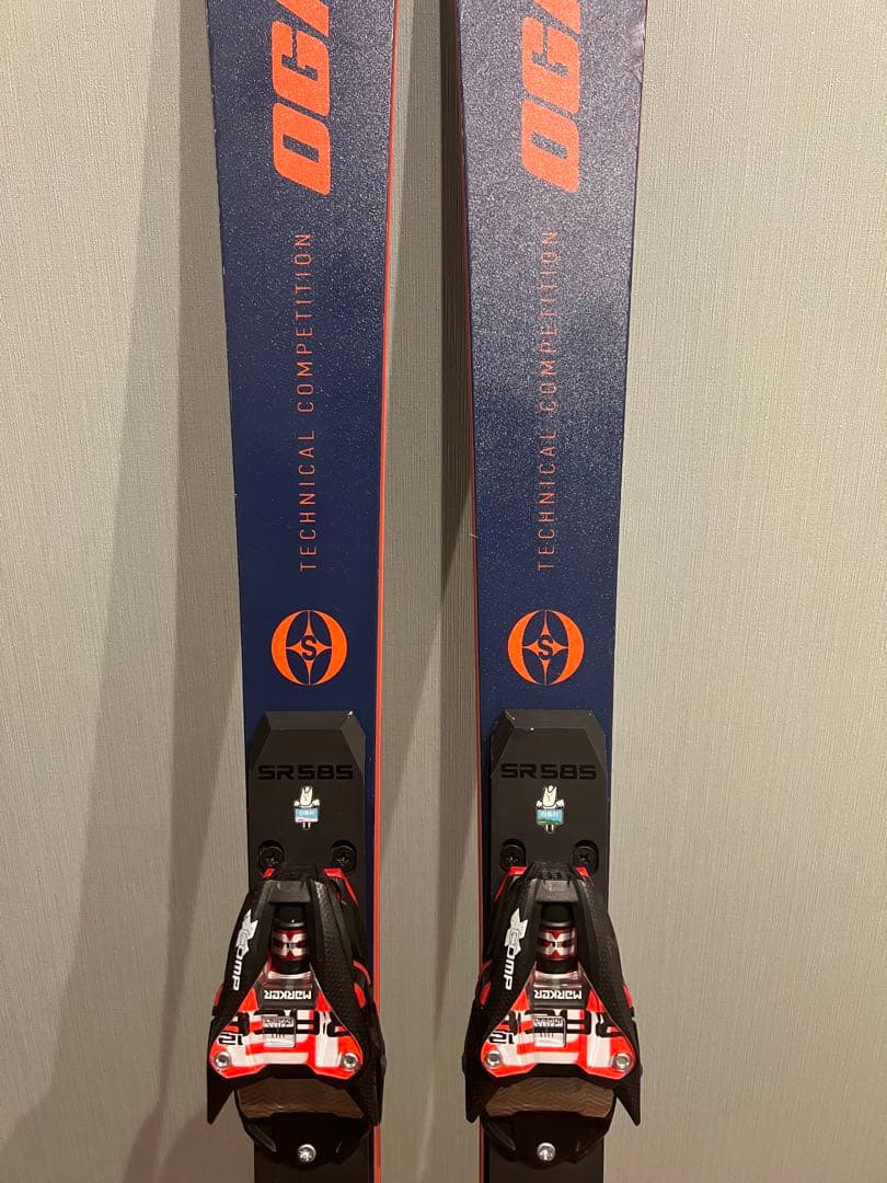 オガサカOGASAKA TC-SK スキー 板 SR585 ビンディング付き