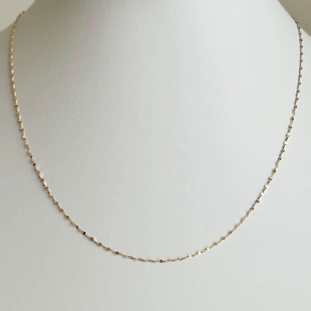 早いもの勝ち✨超大特価❣️新品キラキラ日本製 18金 K18 ネックレス 40cm