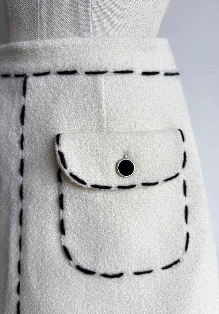 新品タグ付き★ shéllerシェリエstitch tweed culottes