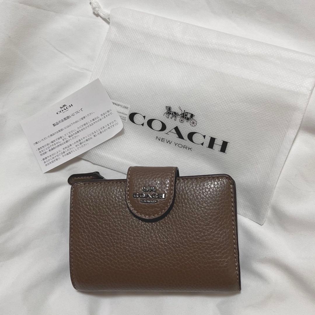 【美品】COACH 財布 ブラウン