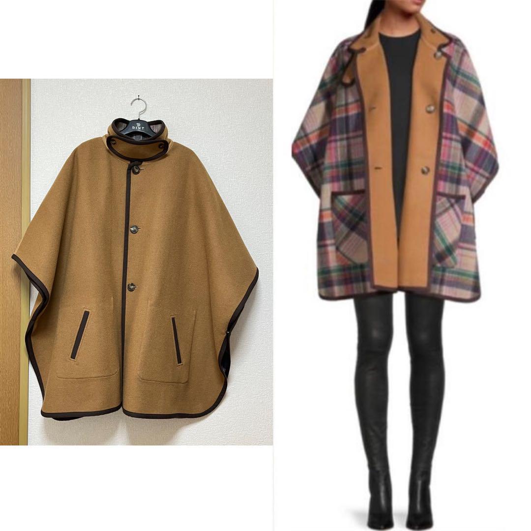 【最終価格】weekend max mara リバーシブルケープコート ポンチョ