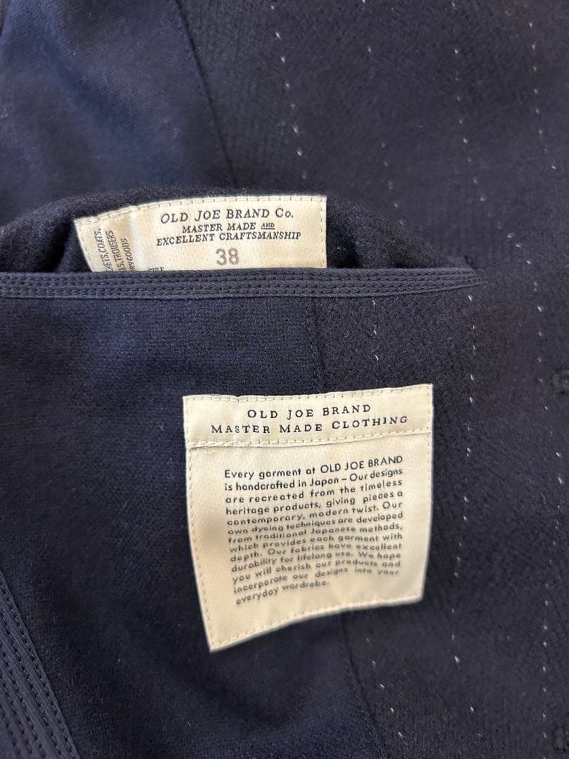 old joe オールドジョーアンドコー プレーテッドポケット ブレザー