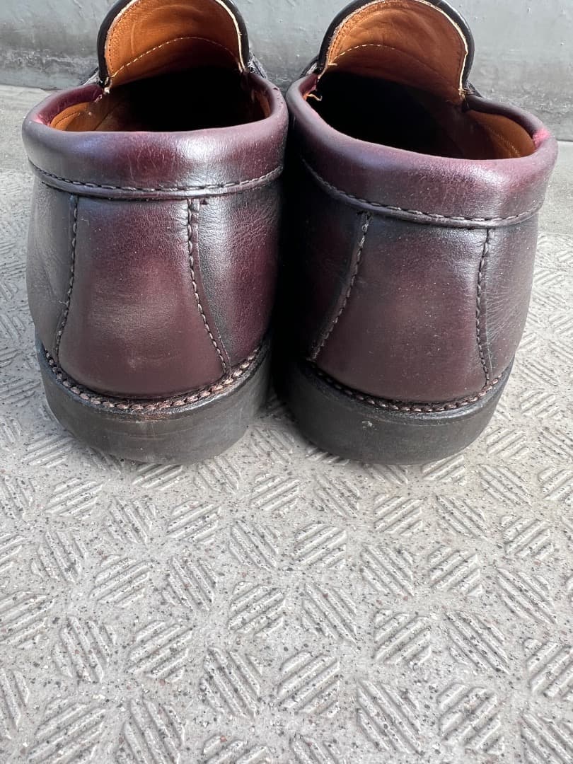 Alden バーガンディ カーフレザー ローファー　7E