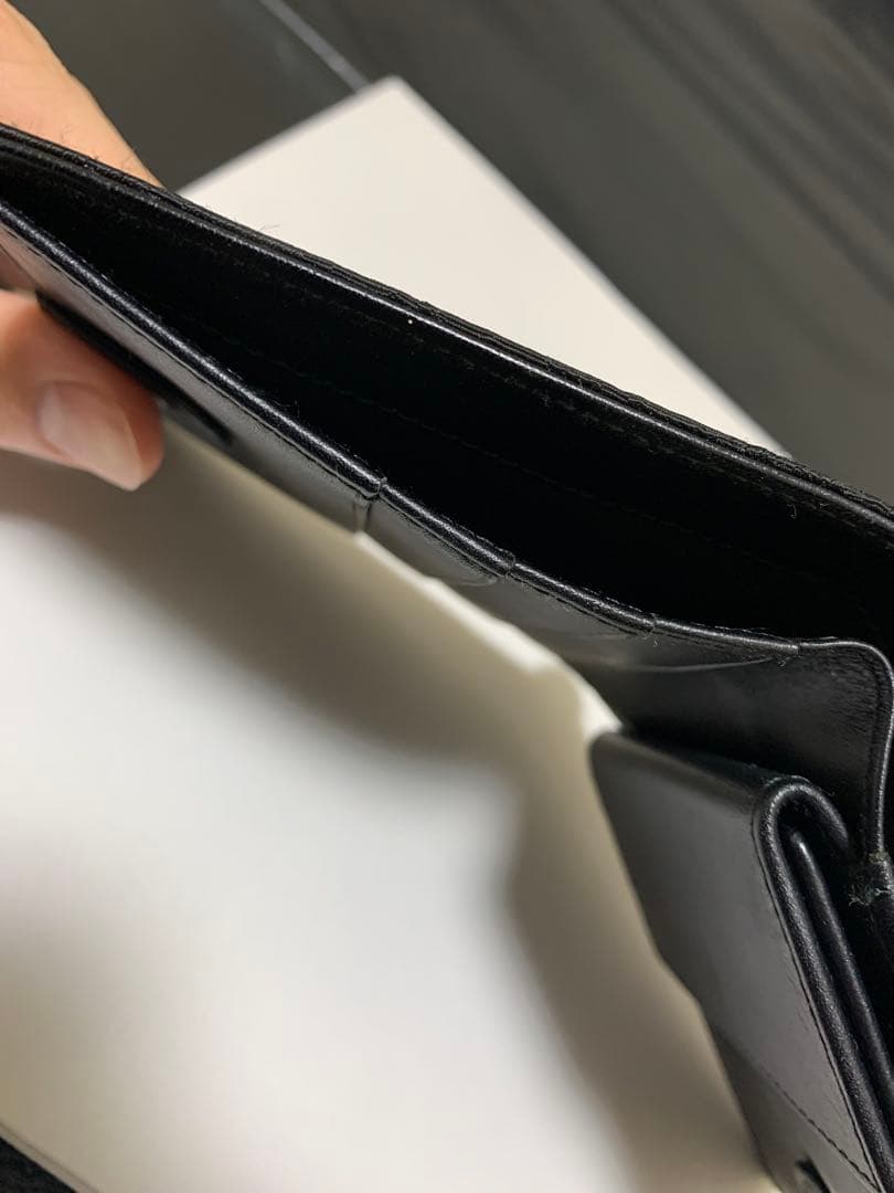 Christian Dior 二つ折り財布 ブラック