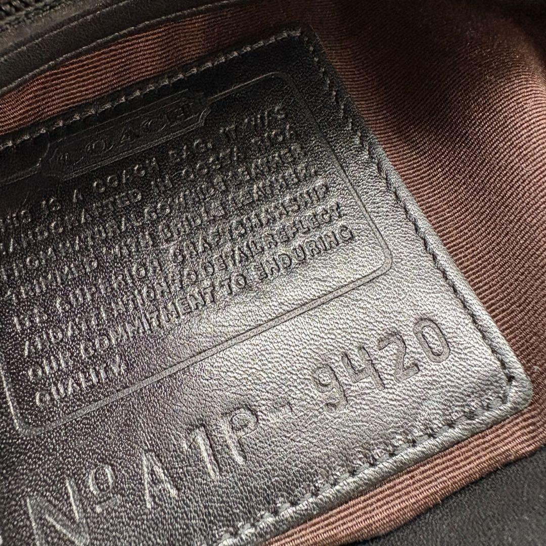 【美品】オールドコーチ ショルダーバッグ ビジネスバッグ 本革 レザー 537