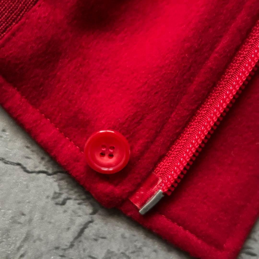 美品 ロロピアーナ 高級カシミヤ D.FINE ウール ボンバー ジャケット 赤